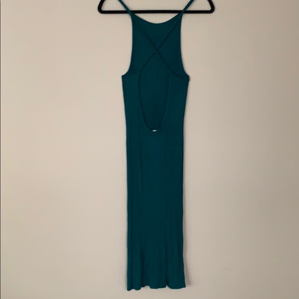Fitted Jersey Midi Dress